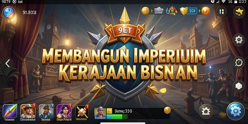 Screenshot menampilkan pemain mengelola bisnis dengan grafis menawan.