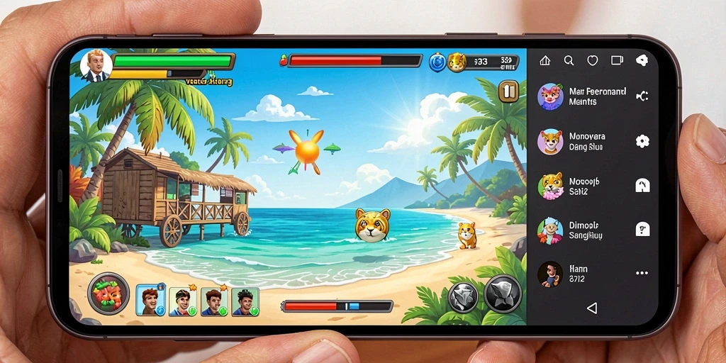 Tampilan gameplay seru dari API33 yang menghibur.