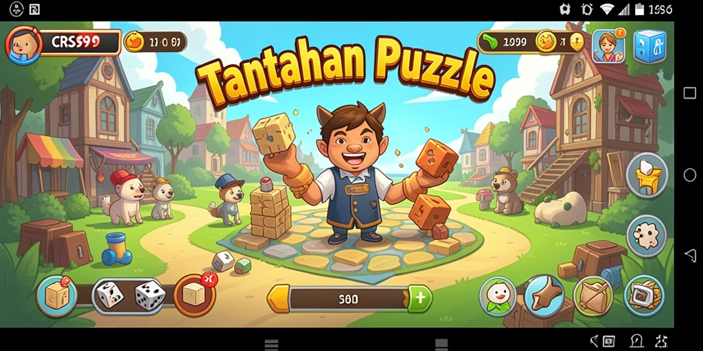 Tampilan gameplay CRS99 yang seru dan menantang dalam puzzle.