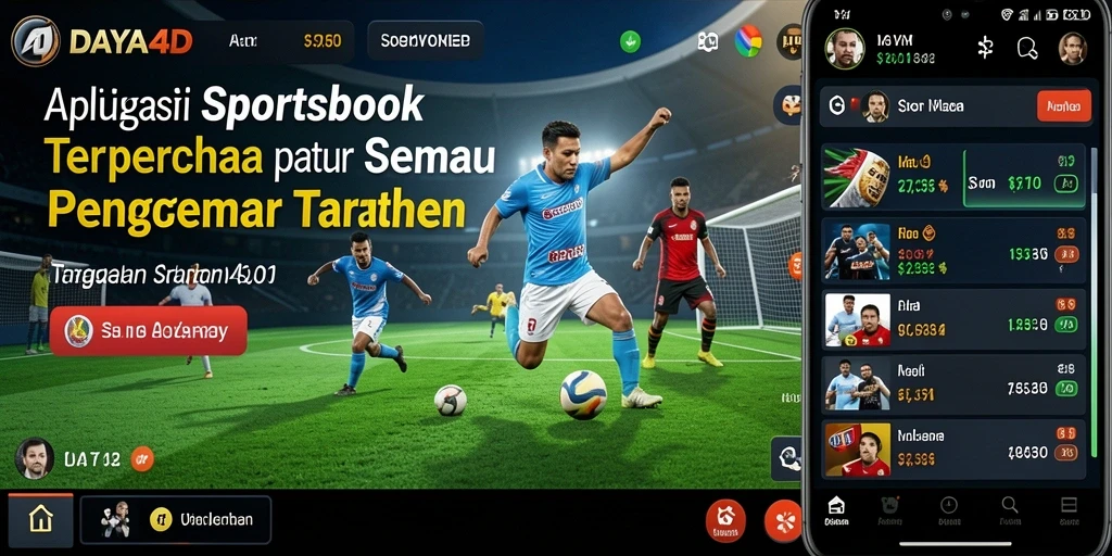 Screenshot utama DAYA4D menampilkan antarmuka simpel untuk taruhan olahraga.