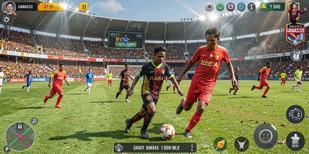 Gameplay yang seru dan mendebarkan dalam GANAS33.