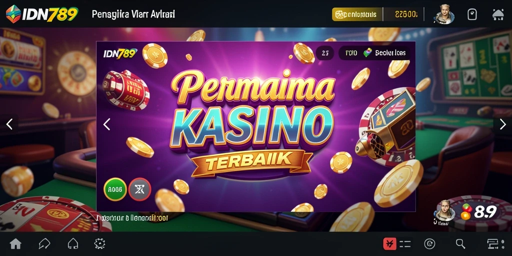 Tampilan gameplay Kasino yang mengasyikkan di IDN789.