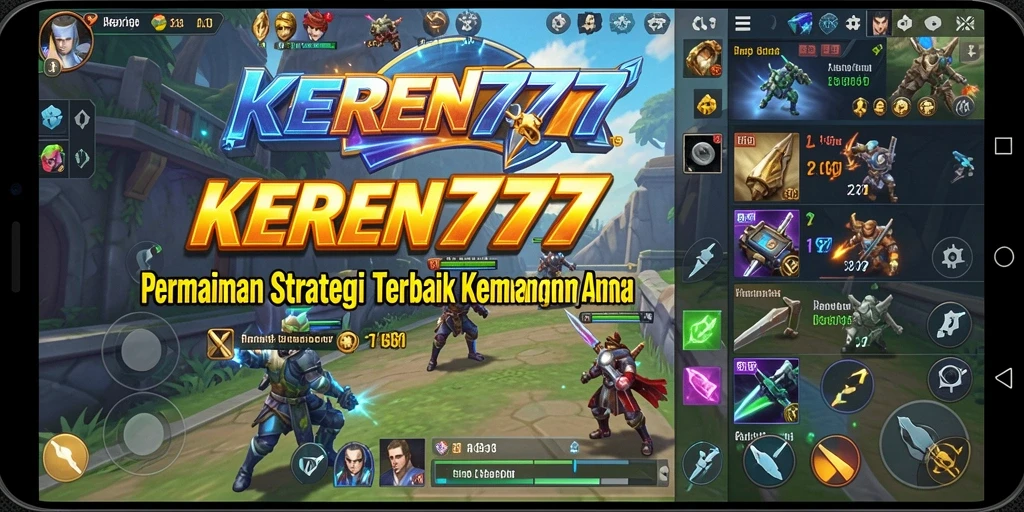 Tampilan gameplay KEREN777 yang mendebarkan dan strategis.