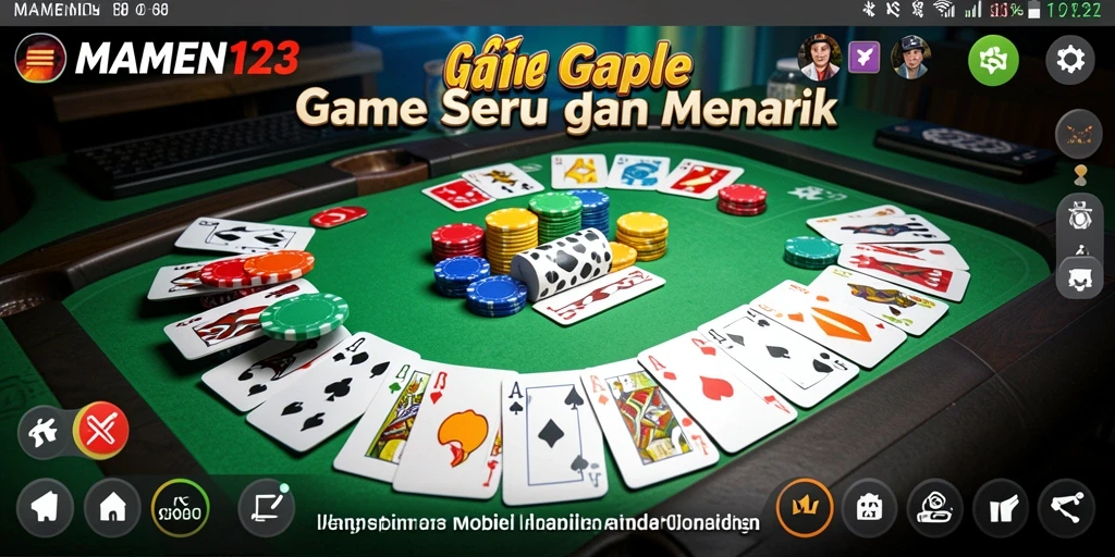 Tampilan gameplay MAMEN123 yang menarik dan interaktif.