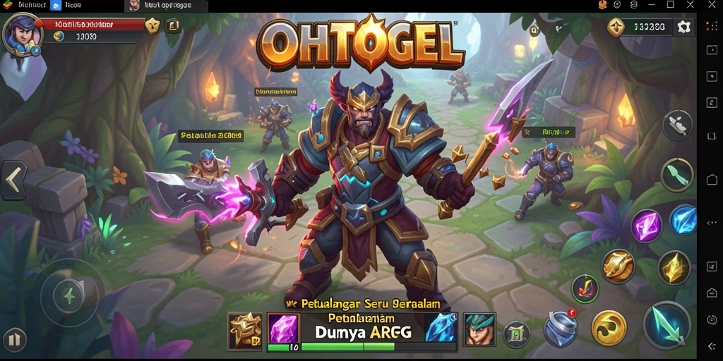 Tangkapan layar gameplay <strong>OHTOGEL</strong> yang menunjukkan aksi pertempuran seru.