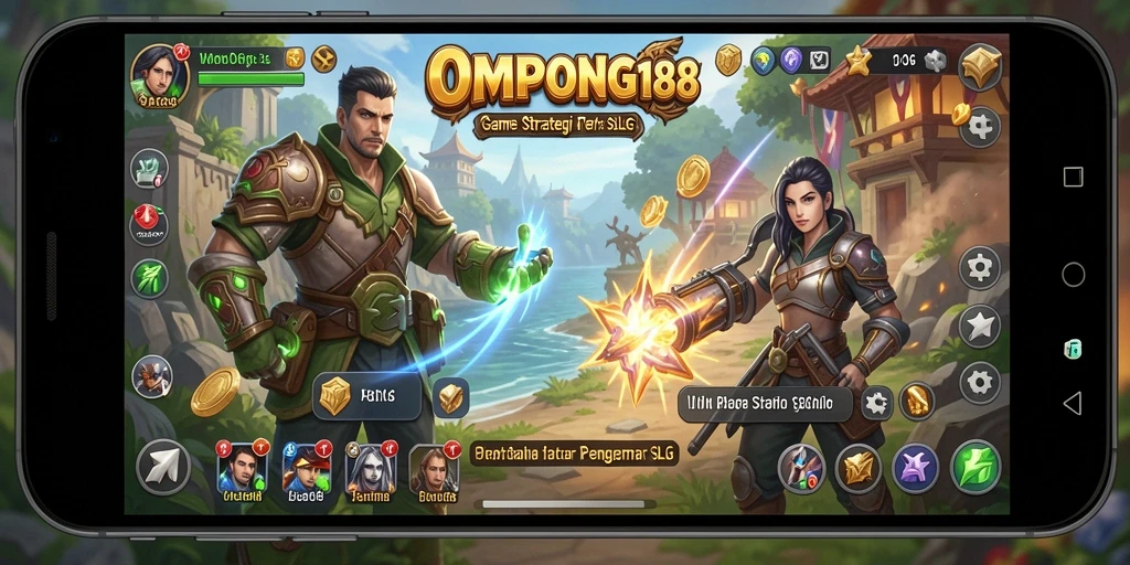 Tampilan gameplay OMPONG188 yang menarik dengan strategis yang mendalam.
