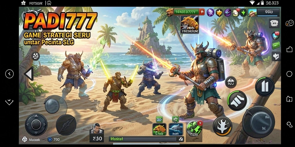 Tampilan gameplay seru PADI777 dengan strategi mendalam.