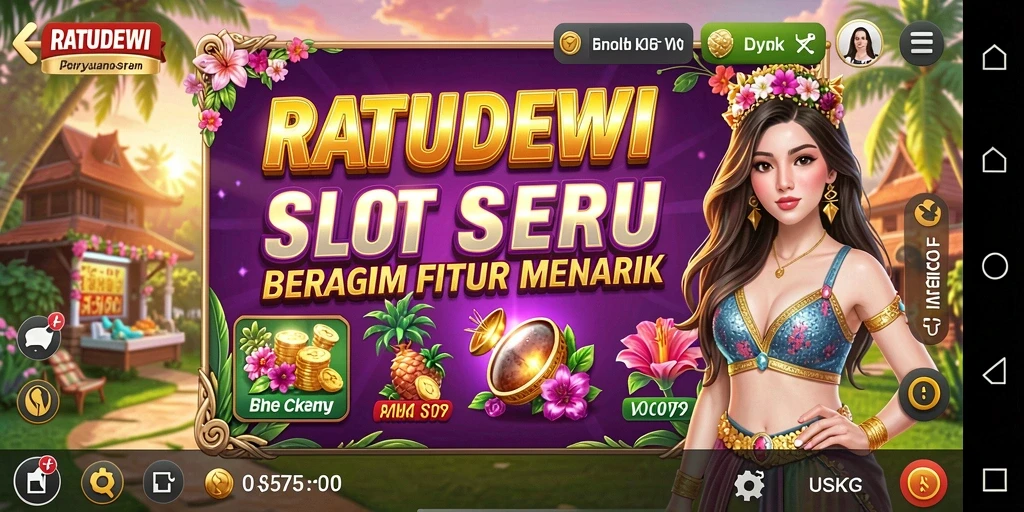 Screenshot gameplay menampilkan keseruan bermain Slot RATUDEWI.