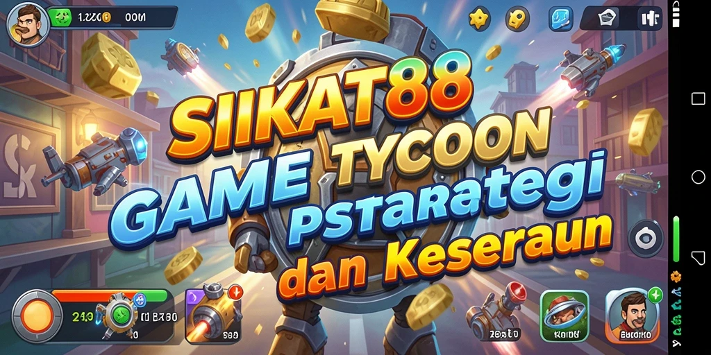 Tampilan gameplay SIKAT88 dengan grafis menarik dan interaksi bisnis.