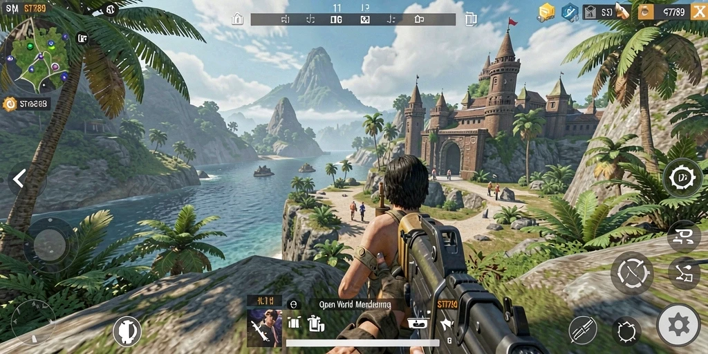 Gameplay ST789 yang menunjukkan eksplorasi Open World yang mendebarkan.