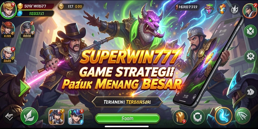Tampilan gameplay yang menarik dari SUPERWIN777 yang menampilkan aksi strategis.