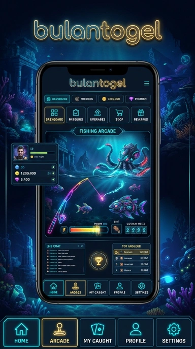 Tampilan antarmuka aplikasi bulantogel yang modern dan intuitif.
