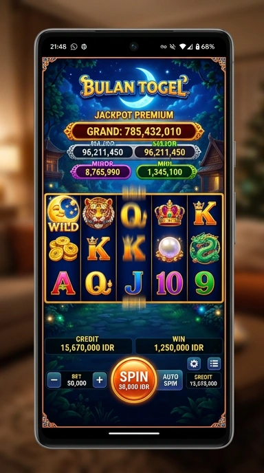 Fitur pencarian cepat untuk menemukan aplikasi di bulantogel.
